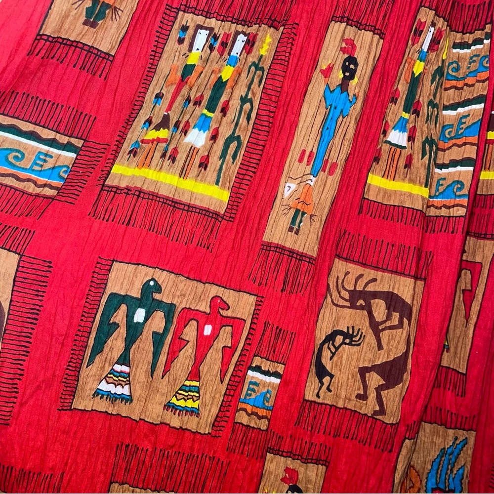 Le Mieux Studio tribal broomstick skirt, XL - Picture 2 of 6